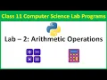 Write A Program To Enter Two Integers And Perform All Arithmetic Operations On Them Vision Academy