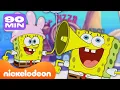 Lagu SpongeBob | Alle locaties in Bikini Bottom! | 90 minuten compilatie | Nickelodeon Nederlands