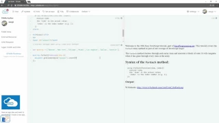 Easy JavaScript - Looping with Array forEach Method 26