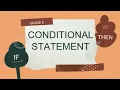 Conditional Statement Week 5 Quarter 2