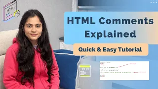HTML Comments Explained How to Add Comments in HTML for Beginners Quick Easy Tutorial Lec-05