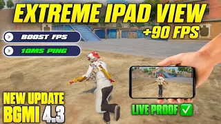 ipad view in bgmi 4 3 update 100 working live proof all problems solved 