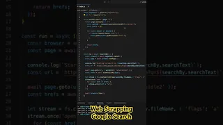 Web Scraping Google Search Results using Node js Puppeteer