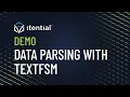 How to Parse Unstructured CLI Response Data Using TextFSM in Itential
