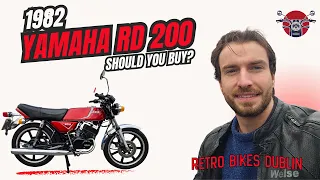 1982 Yamaha RD 200 - The Ultimate Two-Stroke Classic Retro Bikes Dublin