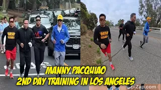 manny pacquiao naghahanda na para sa rematch kay floyd mayweather let s go team pacquiao updating 