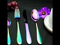 Rainbow Silverware Set