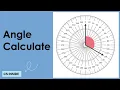 Angle calculate using three points OpenCV Python Bangla