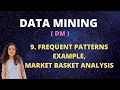Frequent Patterns - Example Market Basket Analysis DM