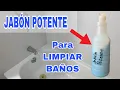 Prepare your own powerful bathroom cleaning soap with ingredients you have at home - vinegar