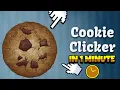 Making COOKIE CLICKER in 60 SECONDS