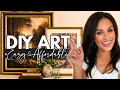 DIY Wall Art Ideas That Look EXPENSIVE Easy Budget-Friendly
