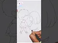 cute chibi couple drawing shorts