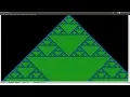 Sierpinski triangle Racket project
