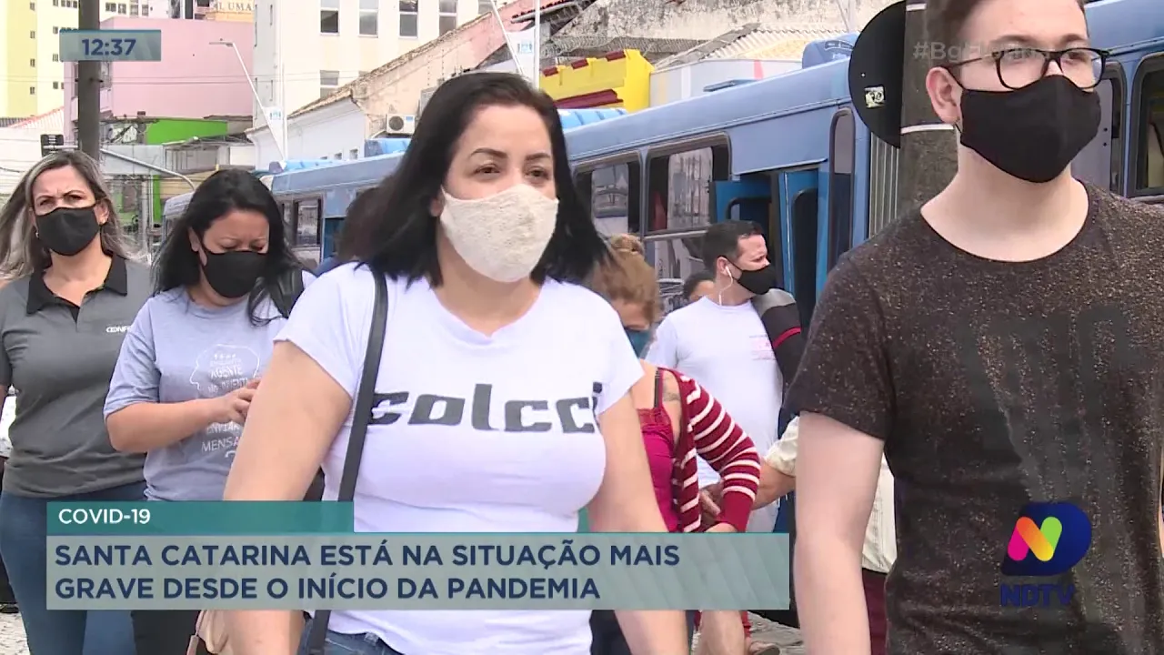 Coronavírus: Santa Catarina está na situação mais grave desde o início da pandemia