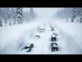Download Lagu Donner Pass, California Buried ❄️ Record-Breaking Christmas Blizzard Shocks USA MP3