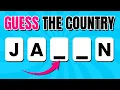 Guess the Country by Missing Letters Can You Get All 50