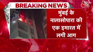 Breaking News: Nalasopara की 14वीं मंजिल पर आधी रात लगी आग, 2 महिलाओं की मौत, क्रेन से बचाए गए 4 लोग