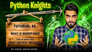 Inheritance in Python Types of Inheritance Single Multiple Multilevel OOPs Tutorial - 34