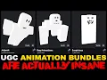 THE UGC ANIMATION BUNDLES HAVE BEEN UPLOADED ROBLOX