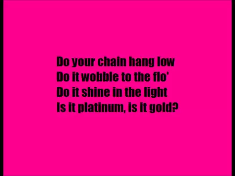 Download MP3 Jibbs - Chain hang low w/lyrics