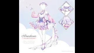 Girls Anastasia adoptable outfit Deviantart ver