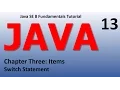 Java Switch Statement Epi 13