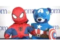 Spider-Man Captain America Bears from Build-A-Bear Workshop