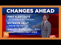 Phoenix temps start to dip below 110 with possible rain in sight