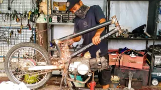 modified bike membangun motor sepeda bmx dari honda supra bapak