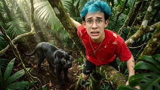 SOBREVIVENDO 24 HORAS NA FLORESTA 
