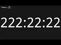 222h22m22s Countdown Timer