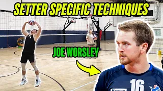 Pro Setting Lesson with Joe Worsley PART 1 | Dynamic Setter Warmup & Setting Out of System