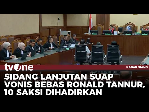 Sidang Lanjutan Suap Ronald Tannur Hari Ini Beragendakan Pemeriksaan 10 Saksi