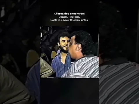Cazuza, Tim Maia, Caetano Veloso e Almir Chediak juntos!