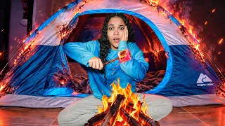 ACAMPANDO EN CASA⛺️🌲| Michelle Malpica