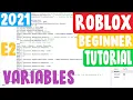 Roblox Studio Beginner Tutorial Variables E2
