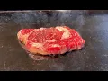 Ribeye Steak on The Blackstone Griddle