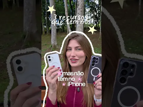 FUNÇÕES QUE TEM NO SAMSUNG MAS NÃO TEM NO IPHONE