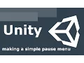Unity 5 making a simple pause menu