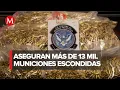 Impiden cruce de mas de 13 mil de cartuchos utiles hacia Mexico en garita de Nogales