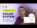 Create a Color System in Figma using Variables Tokens Bonus Project Files
