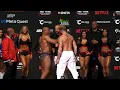 Mike Tyson slaps Jake Paul during ceremonial weigh-ins ESPN Ringside