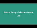 Custom Selectable Button Group - CSS