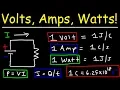 Volts Amps Watts Explained