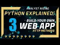 Build Your Own Web Application HTTP Methods Part 3