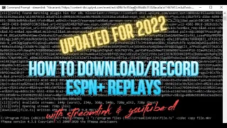 how to download espn replays using streamlink u0026 youtub dl december 2022 update