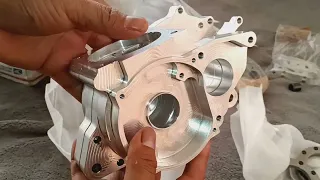 rdm motorized bicycle cnc saw engine case unboxing
