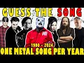 Download Lagu Guess The Song - One Song Per Year 🎶 Rock \u0026 Metal 🎸 1980 - 2024 Metal Songs Everyone Knows