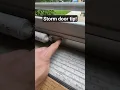 How To Install A Storm Door The Closer